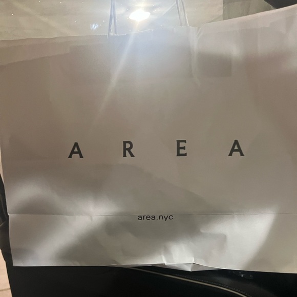 NWT AREA NYC ROPE FUCHSA BEADED/ RHINESTONED SILK DRESS - Picture 10 of 12